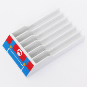 6 Game Disc Storage Seat Gamebox Stand for Switch oled and Switch Lite White Mario Limited