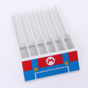 6 Game Disc Storage Seat Gamebox Stand for Switch oled and Switch Lite White Mario Limited 02