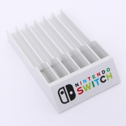 6 Game Disc Storage Seat Gamebox Stand for Switch oled and Switch Lite White Switch LOGO 02