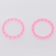 Analog Thumbstick Accent Rings Replacement Parts For PS5 Controller - Clear Pink