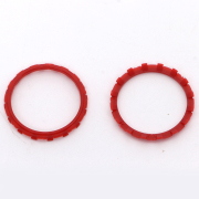 Analog Thumbstick Accent Rings Replacement Parts For PS5 Controller - Maroon