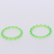 Analog Thumbstick Accent Rings Replacement Parts For PS5 Controller - Clear Light Green 02