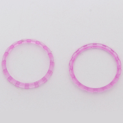 Analog Thumbstick Accent Rings Replacement Parts For PS5 Controller - Clear Purple