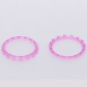 Analog Thumbstick Accent Rings Replacement Parts For PS5 Controller - Clear Purple 02
