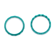 Analog Thumbstick Accent Rings Replacement Parts For PS5 Controller - Deep Green