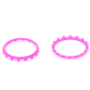 Analog Thumbstick Accent Rings Replacement Parts For PS5 Controller - Rose Red 02