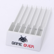 6 Game Disc Storage Seat Gamebox Stand for Switch oled and Switch Lite White Game OVer 02