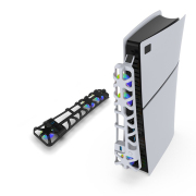 Cooling Fan Rear Blu-ray Radiator Cooler Fan TP5-3538S for PS5 Slim Host Console Black