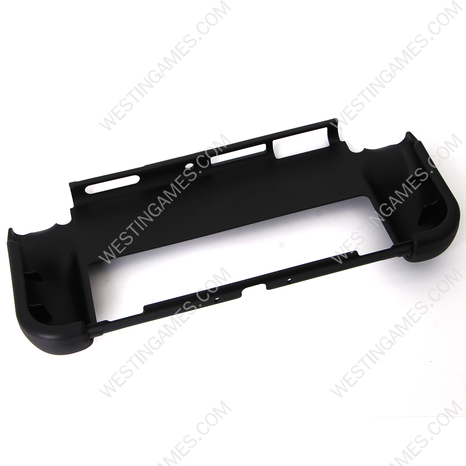 Anti-slip TPU Protective Case Back Cover Fit TNS-1186 for Switch OLED Game Console - Black