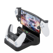 Dual Game Controller Charging Base Charging Station Charge Stand Dock for PS5 and PS5 Portal