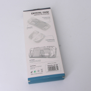 Complete Crystal Protective Cover Case with Stand for Steamdeck - Transparent Clear 02