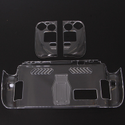 Complete Crystal Protective Cover Case with Stand for Steamdeck - Transparent Clear 03