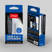 6 in 1 USB 2.0 HUB High Speed Data Transfer Expander for PS5 Slim Console