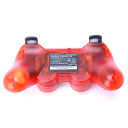 Dual Shock DualShock 3 Wireless Bluetooth Controller for PS3 Transparent Red 03