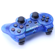 Dual Shock DualShock 3 Wireless Bluetooth Controller for PS3 Transparent Blue 04