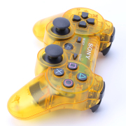 Dual Shock DualShock 3 Wireless Bluetooth Controller for PS3 Transparent Yellow 06