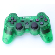Dual Shock DualShock 3 Wireless Bluetooth Controller for PS3 Transparent Green 02