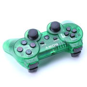 Dual Shock DualShock 3 Wireless Bluetooth Controller for PS3 Transparent Green 04