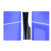 Replacement Housing Case Faceplate Integrated Cover for PS5 Slim HUD System - Transparent Blue