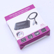 3in1 New Gamecube NGC Controller Adapter to WII U PC Switch Gamepad Converter with Turbo