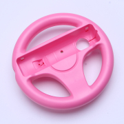 Game Racing Steering Wheel for Nintendo Wii Kart Racing Games Controller Pink