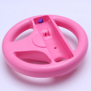 Game Racing Steering Wheel for Nintendo Wii Kart Racing Games Controller Pink 03