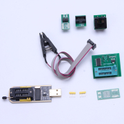 CH341A CH341B 24 25 Series EEPROM Flash BIOS USB Programmer Module SOIC8 SOP8 Test Clip For EEPROM 93CXX / 25CXX / 24CXX