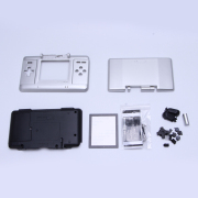 Complete Housing Shell Case Replacement Parts Kit for NDS - Silver 02