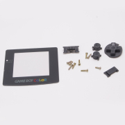 Complete Housing Shell Cover Case Replacement for Gameboy GBC GB Color - Black 06