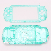 Complete Housing Shell Case Replacement for PSP 3000 Clear Green 03
