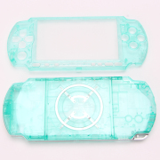 Complete Housing Shell Case Replacement for PSP 3000 Clear Green 04