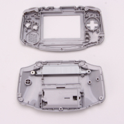 Complete Housing Shell Cover Case Replacement for GBA - Silver 02