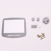 Complete Housing Shell Cover Case Replacement for GBA - Silver 04
