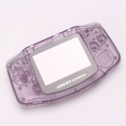 Complete Housing Shell Cover Case Replacement for GBA - Clear Purple