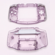 Complete Housing Shell Cover Case Replacement for GBA - Clear Purple 04