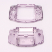 Complete Housing Shell Cover Case Replacement for GBA - Clear Purple 05