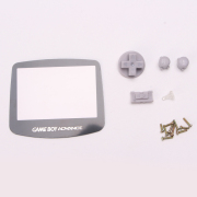 Complete Housing Shell Cover Case Replacement for GBA - Clear Purple 06