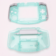 Complete Housing Shell Cover Case Replacement for GBA - Clear Light Green 04