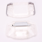 Complete Housing Shell Cover Case Replacement for GBA - Clear White 04