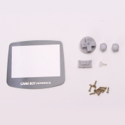 Complete Housing Shell Cover Case Replacement for GBA - Clear White 06