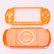 Complete Housing Shell Case Replacement for PSP 3000 Clear Orange 03