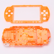 Complete Housing Shell Case Replacement for PSP 3000 Clear Orange 04