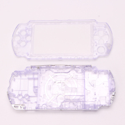 Complete Housing Shell Case Replacement for PSP 3000 Clear Purple 04