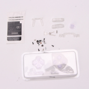 Complete Housing Shell Case Replacement for PSP 3000 Clear Purple 05