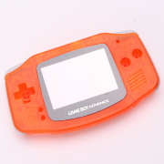 Complete Housing Shell Cover Case Replacement for GBA - Clear Orange