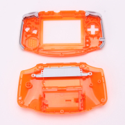 Complete Housing Shell Cover Case Replacement for GBA - Clear Orange 04