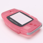 Complete Housing Shell Cover Case Replacement for GBA - Clear Pink 03