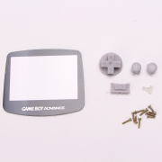 Complete Housing Shell Cover Case Replacement for GBA - Clear Pink 06
