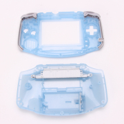 Complete Housing Shell Cover Case Replacement for GBA - Clear Light Blue 05