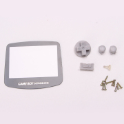 Complete Housing Shell Cover Case Replacement for GBA - Clear Light Blue 06